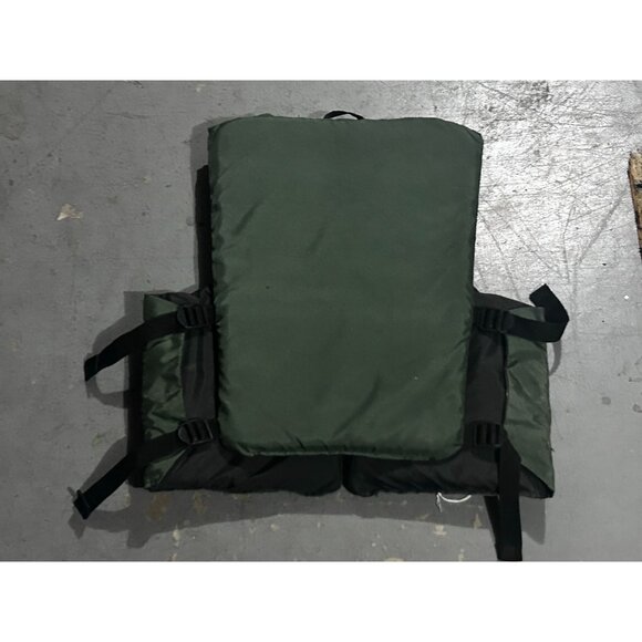 Vintage 786 Sportsman’s Fishing Vest Size 30-50 inches Green - Picture 7 of 9